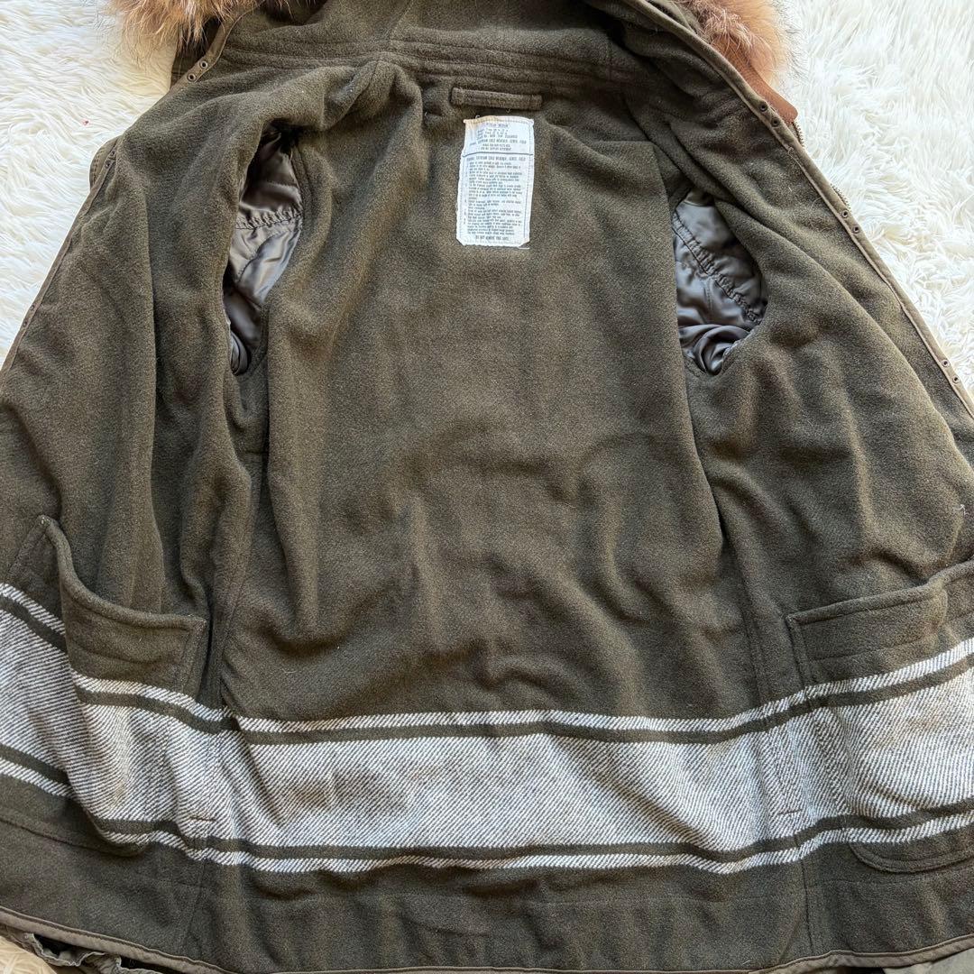 goa モッズコート 高級 フィンラクーンファー ライナー付 y2k 平成