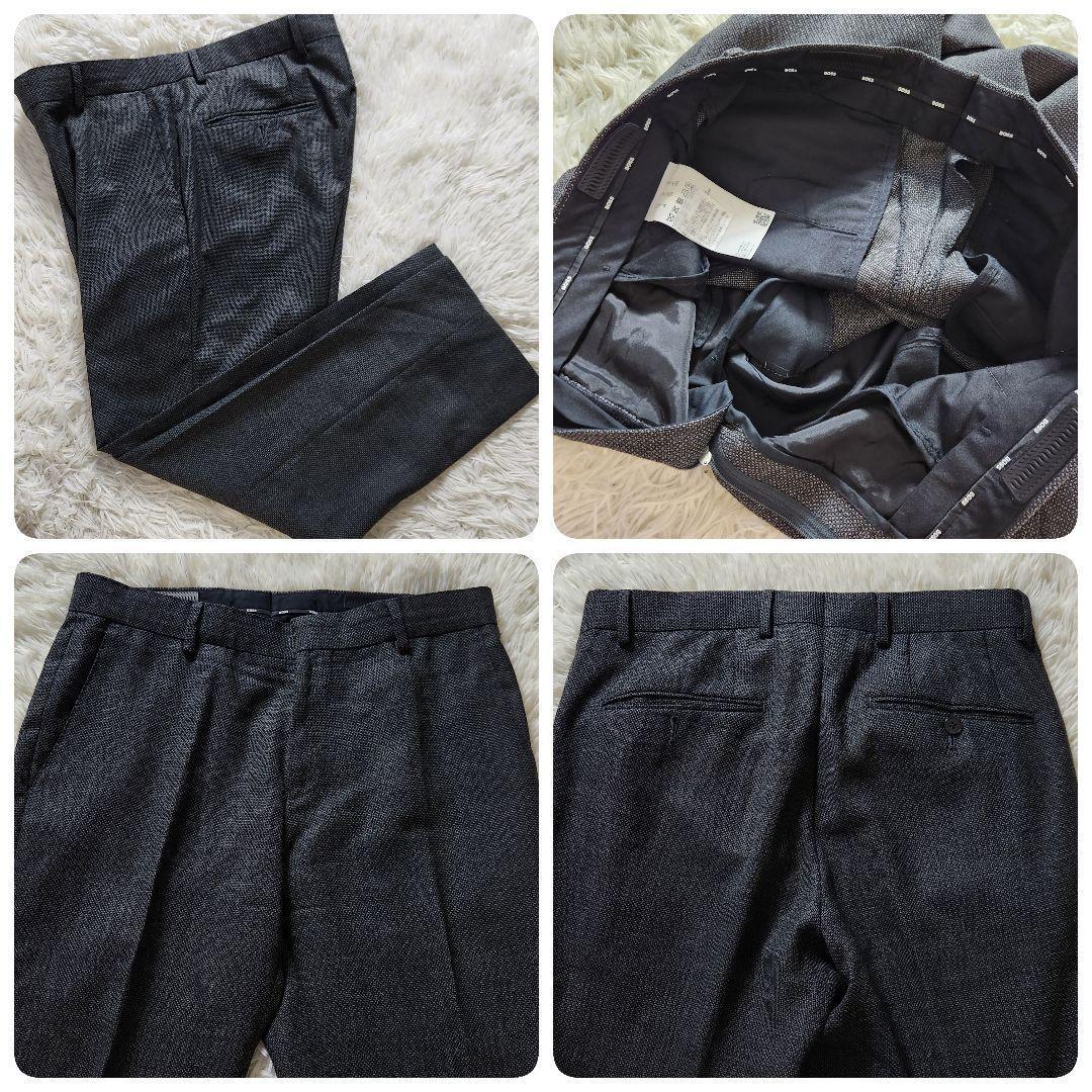 美品✨現行タグ HUGO BOSS スーツ セットアップ ツイード トリコロール