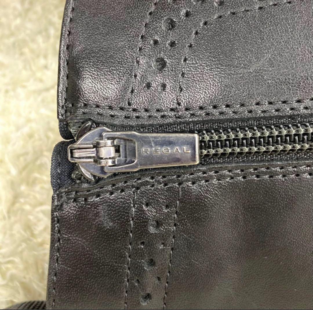 『未使用級』リーガル レースアップブーツ サイドジップ 23 ゴアテックス