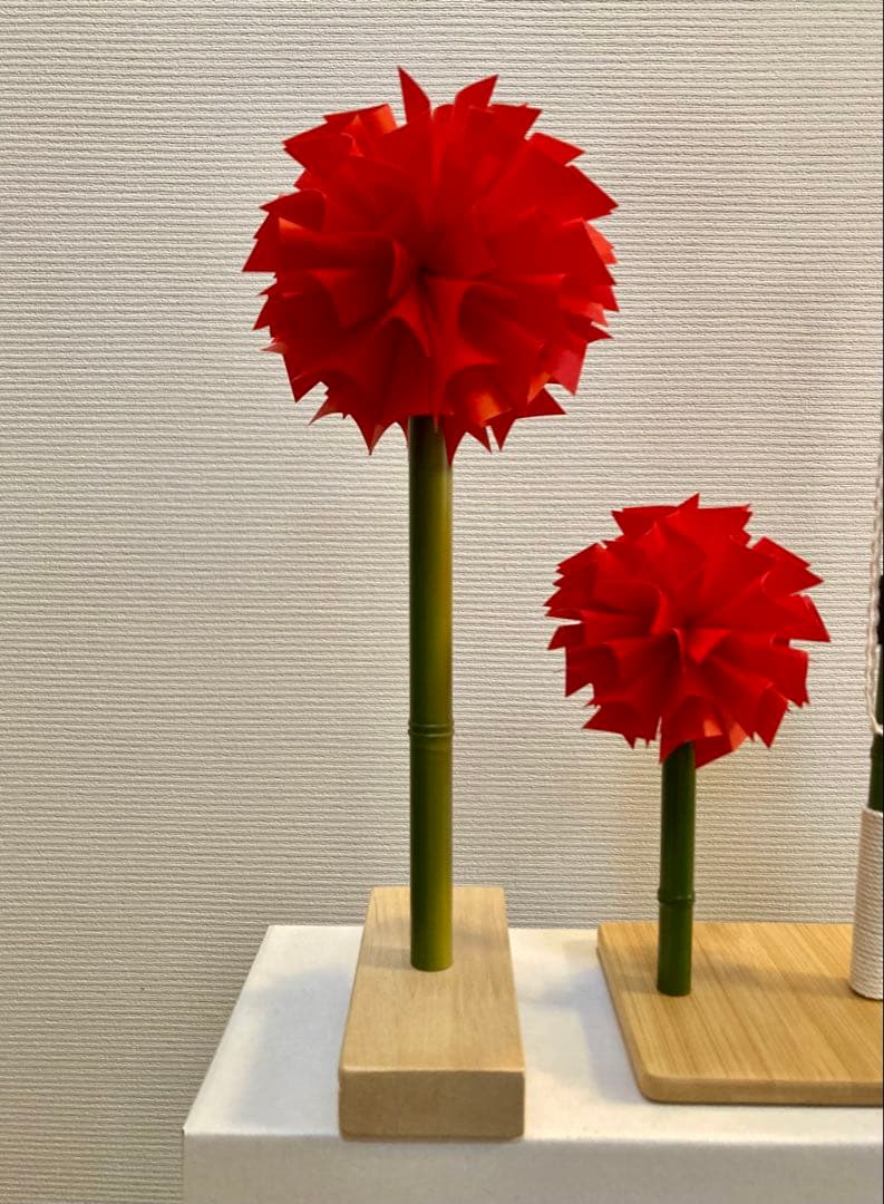 ayaka出品　のぼり+ミニシデ1セット　ミニシデ1本