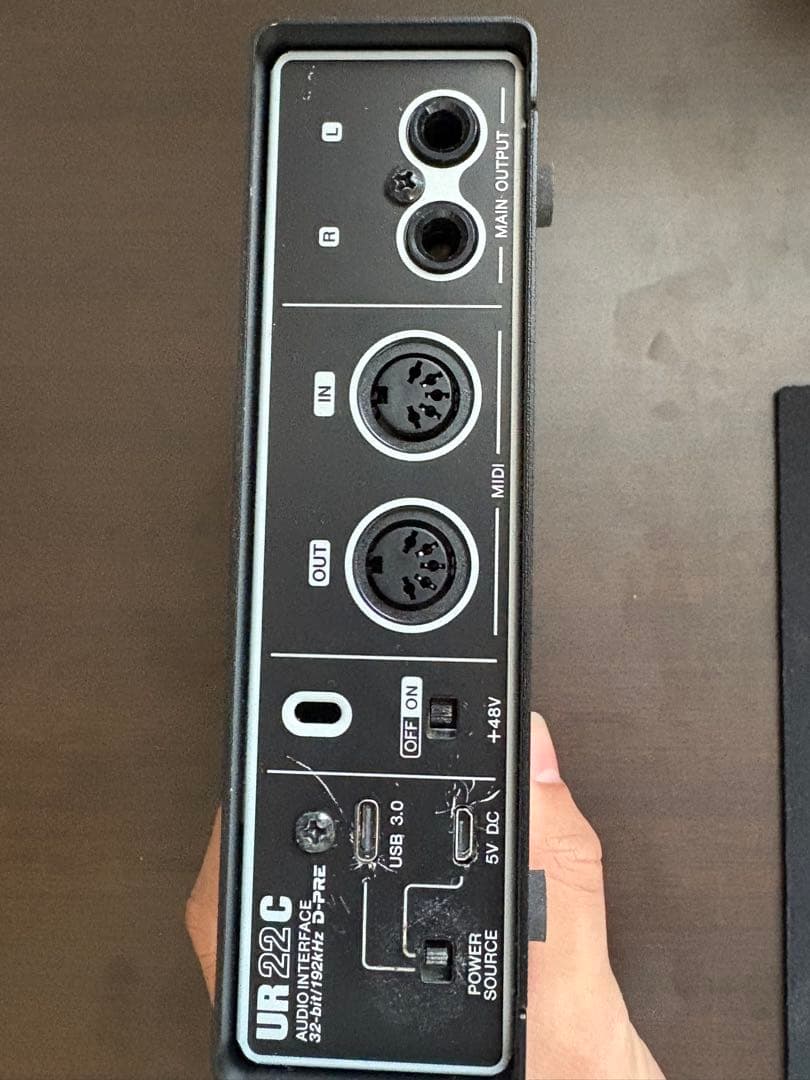 Steinberg UR22 C USBオーディオインターフェイス