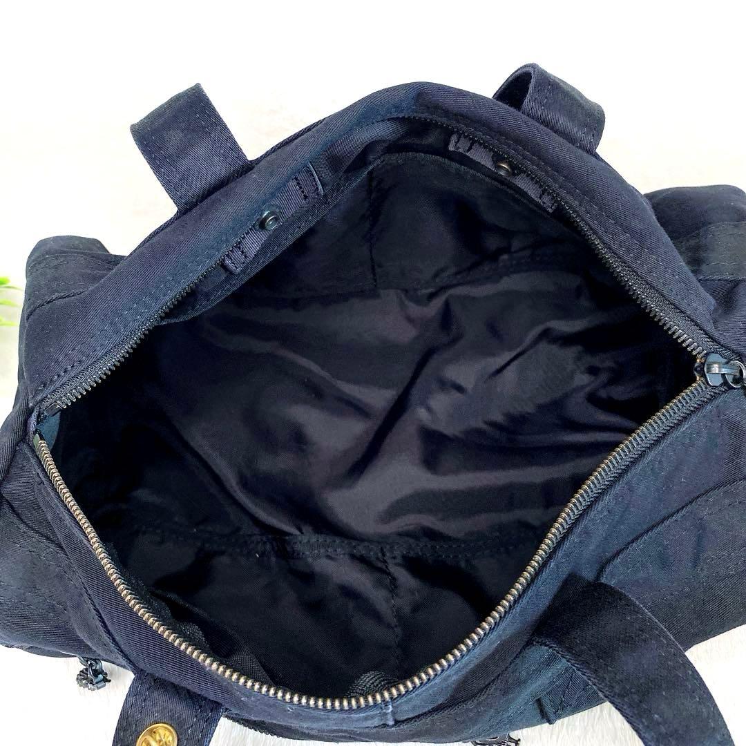 美品 希少✨PORTER ポーター　ドラムバッグ　ミニボストン　アロハ　ブラック