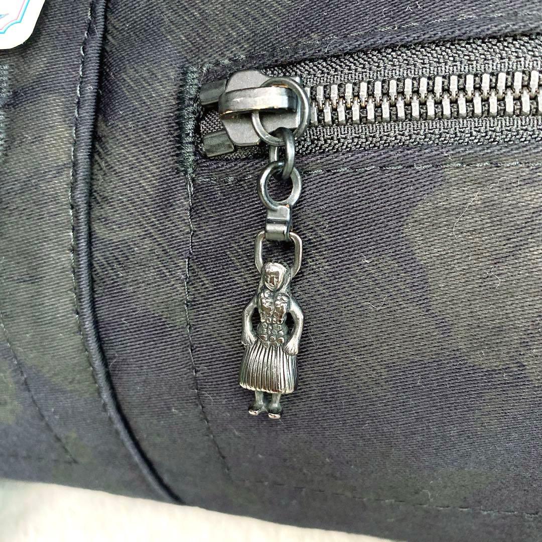 美品 希少✨PORTER ポーター　ドラムバッグ　ミニボストン　アロハ　ブラック