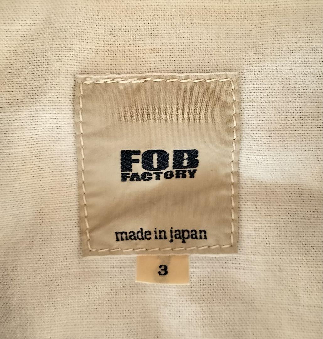 FOB FACTORY F2340 3rdタイプ セルビッチ デニムジャケットL