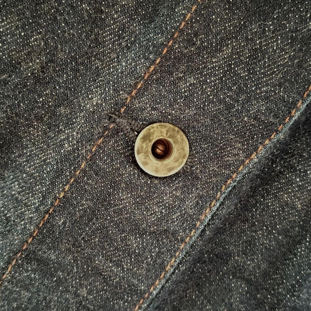 FOB FACTORY F2340 3rdタイプ セルビッチ デニムジャケットL