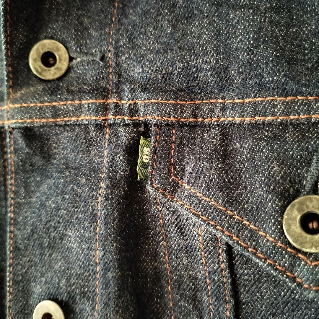 FOB FACTORY F2340 3rdタイプ セルビッチ デニムジャケットL