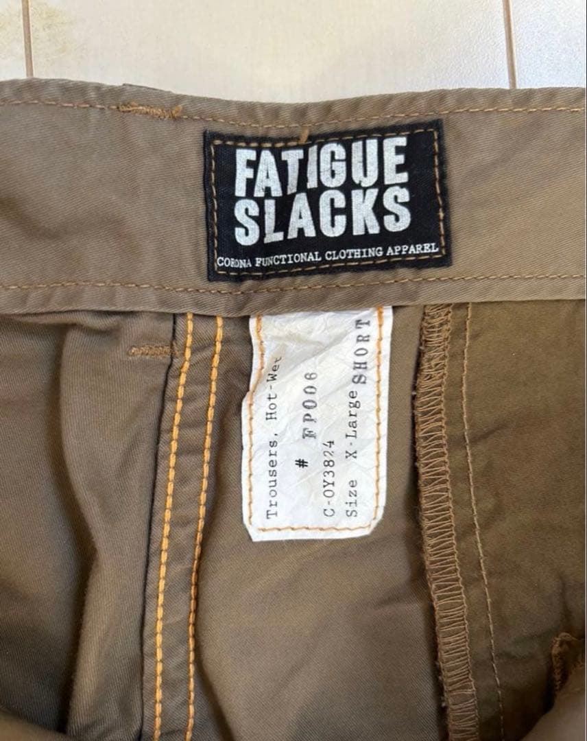 CORONA UTILITY カーゴパンツ FATIGUE SLACKS XL