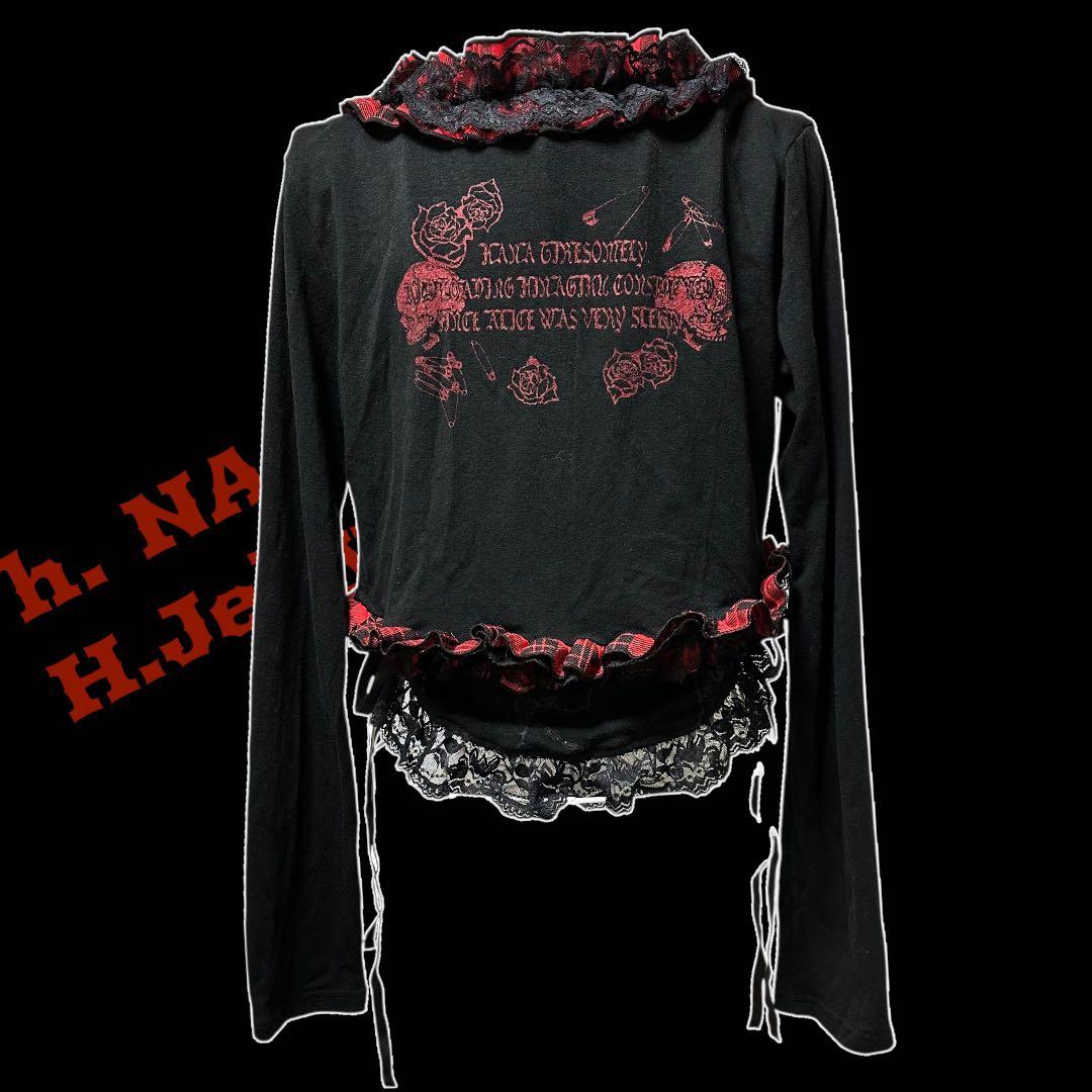 ★美品★h.NAOTO★H.jellyジェリー★インナー付長袖カーデ★ゴスロリ