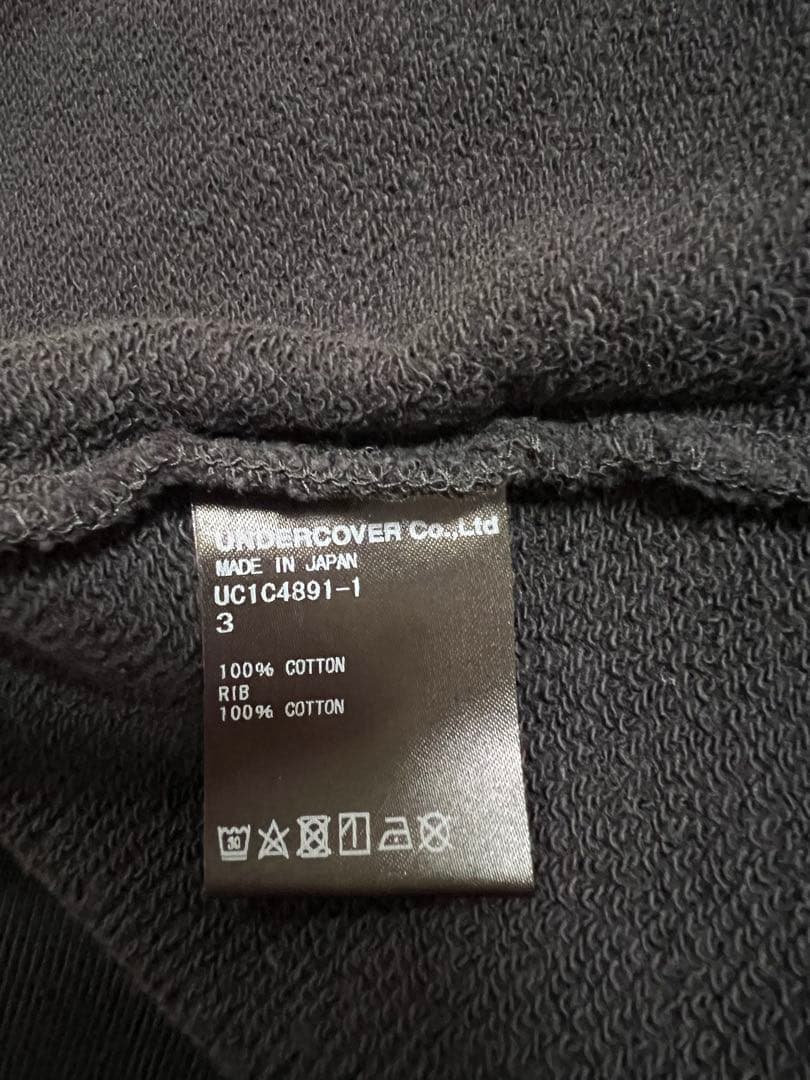 【新品】UNDERCOVER 23SS I LOVE POST PUNK 黒 3