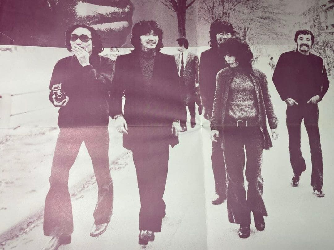 [レア物ポスター]岡林信康 はっぴいえんど 加川良 五つの赤い風船 豪華メンバー