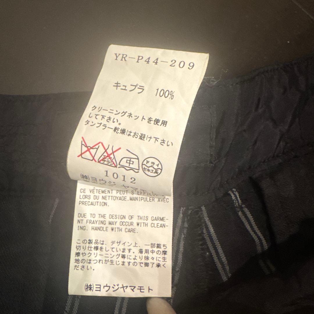 Y's ガウチョパンツ 黒 2 ヨウジヤマモト　ワイドパンツ