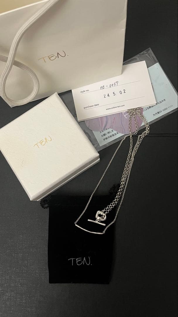 TEN. SILVER925 バブルラリエット