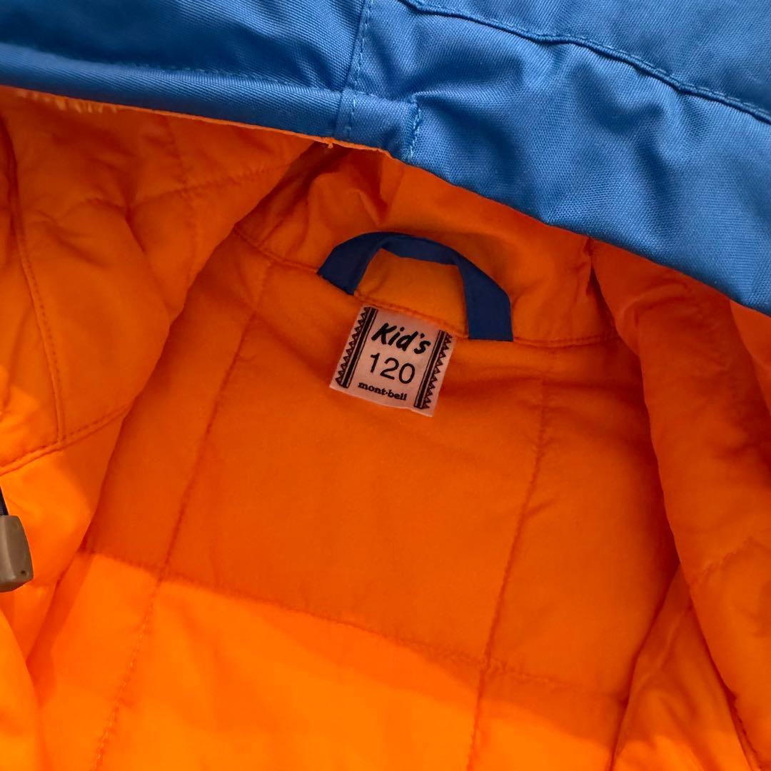 美品　mont-bell 子供用ジャンプスーツ 120サイズ