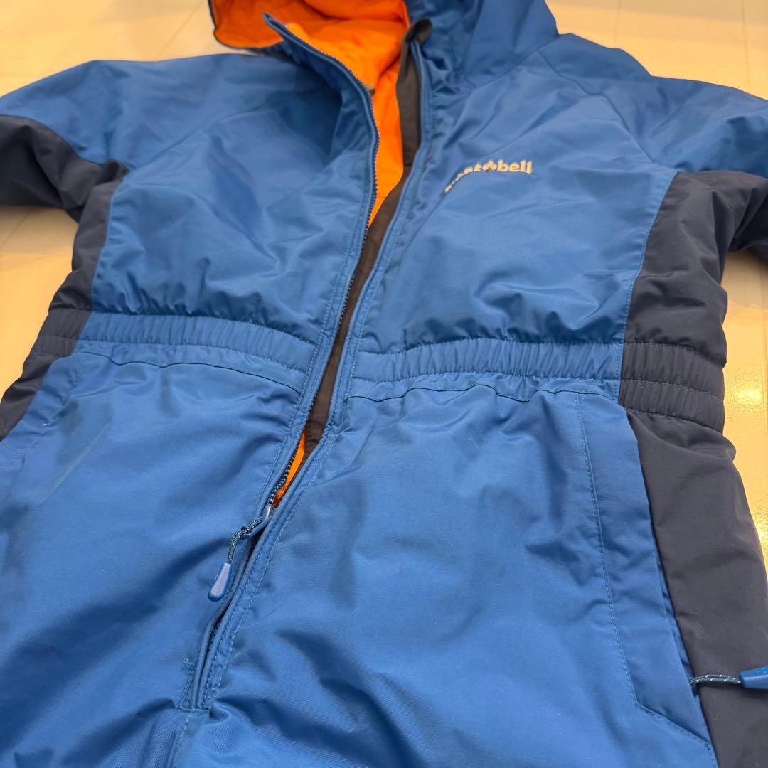 美品　mont-bell 子供用ジャンプスーツ 120サイズ