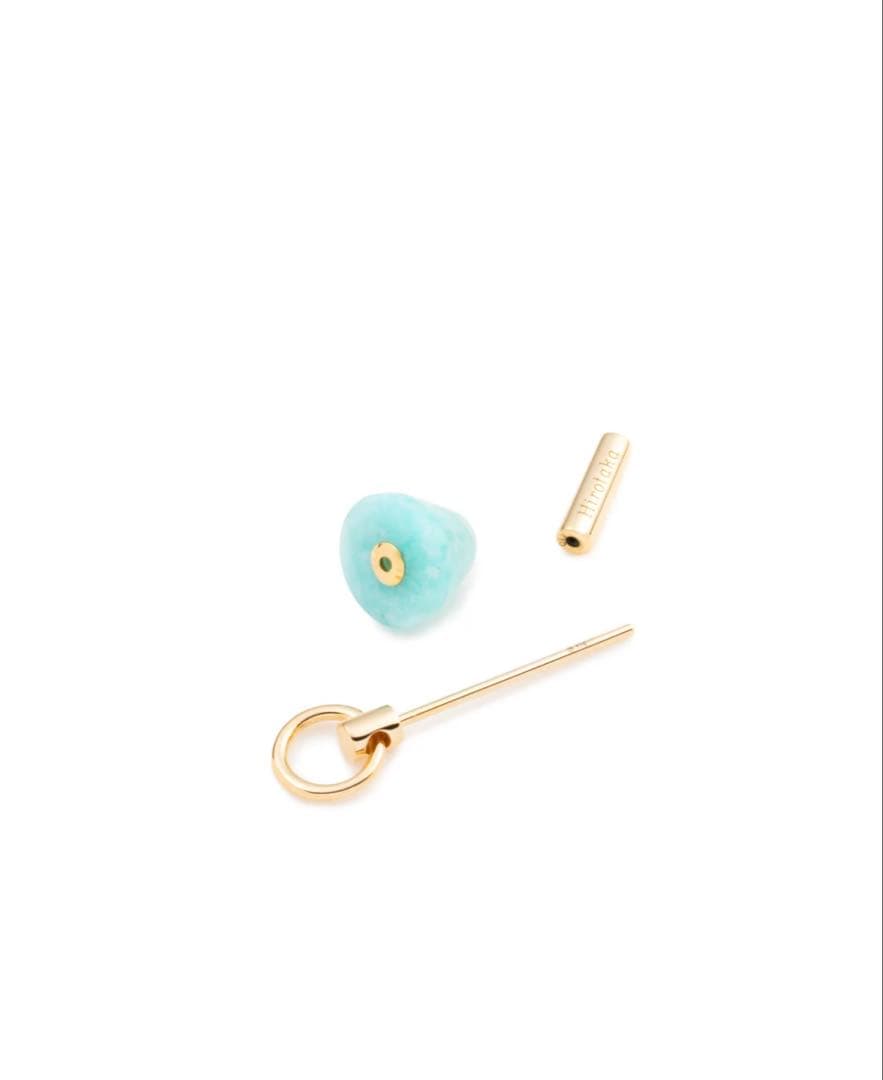 Hirotaka ドアノッカーピアス⭐︎アマゾナイト