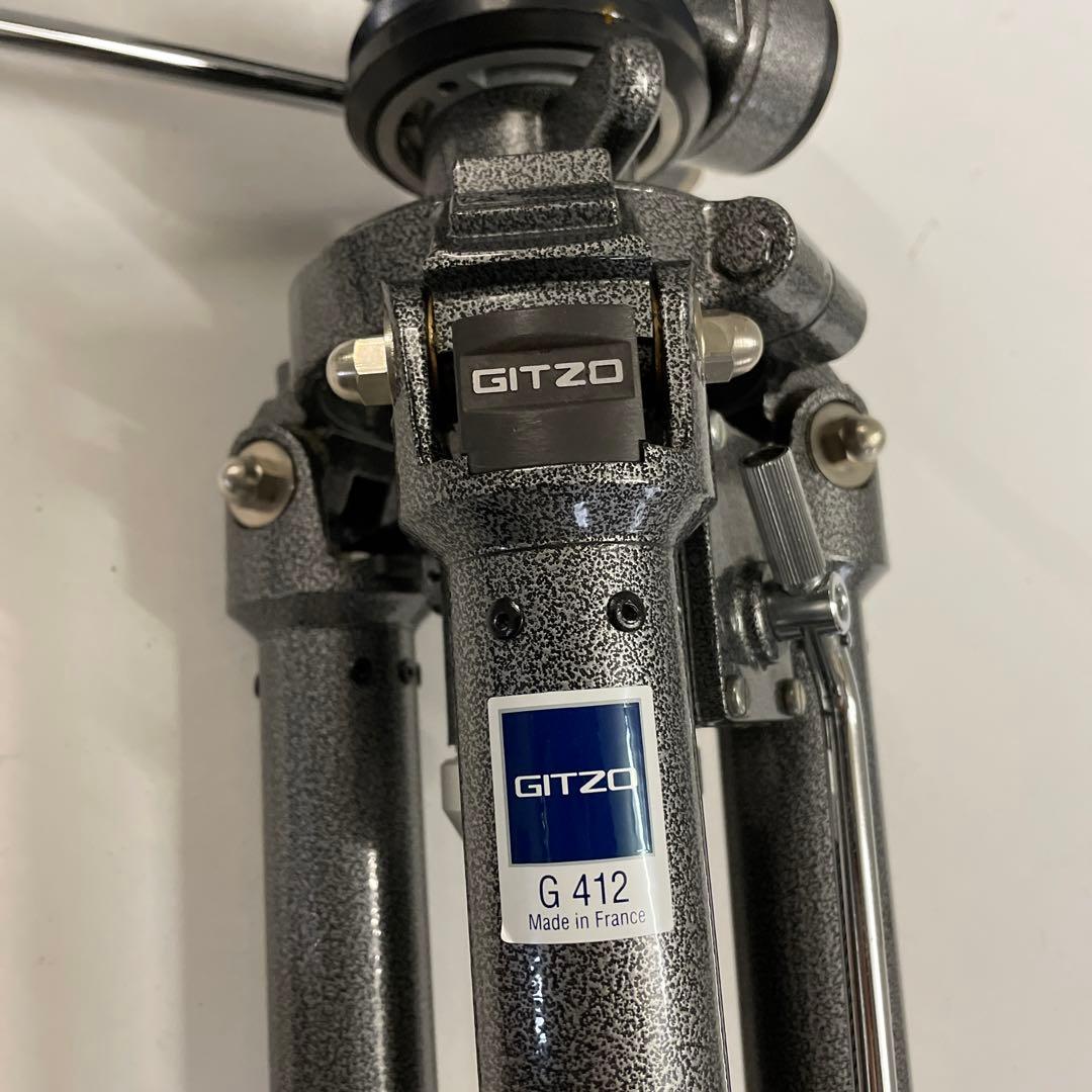 【中古美品】gitzo ジッツォ　g412 三段三脚+雲台g1570