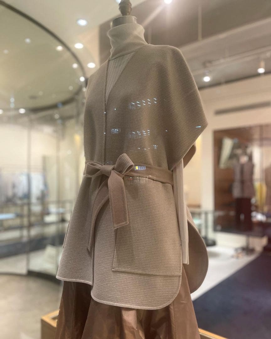 ♡美品♡　ドゥロワー　ハウンドトゥースリバージレ　23AW　定価15万