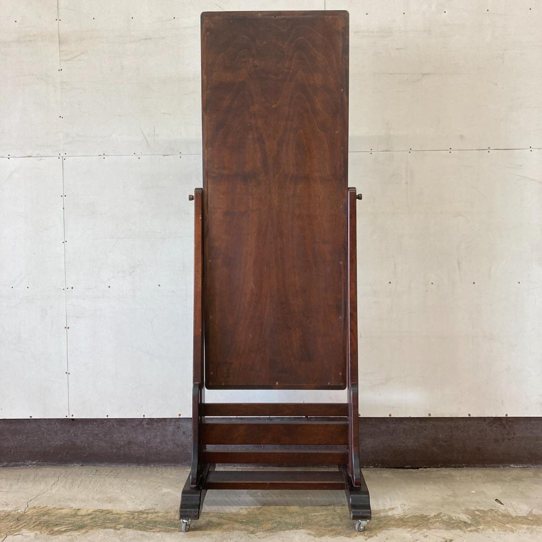 北海道民芸家具　スタンドミラー　姿見　鏡