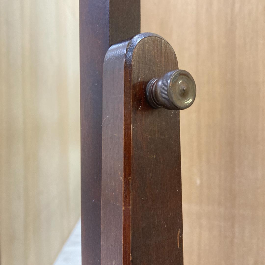 北海道民芸家具　スタンドミラー　姿見　鏡