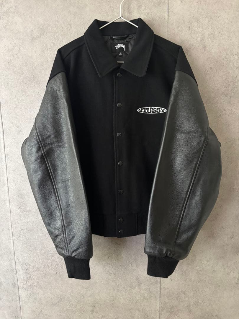 ステューシー 　スヌーシー　グローブバーシティ　ジャケット　ブルゾン※希少サイズ