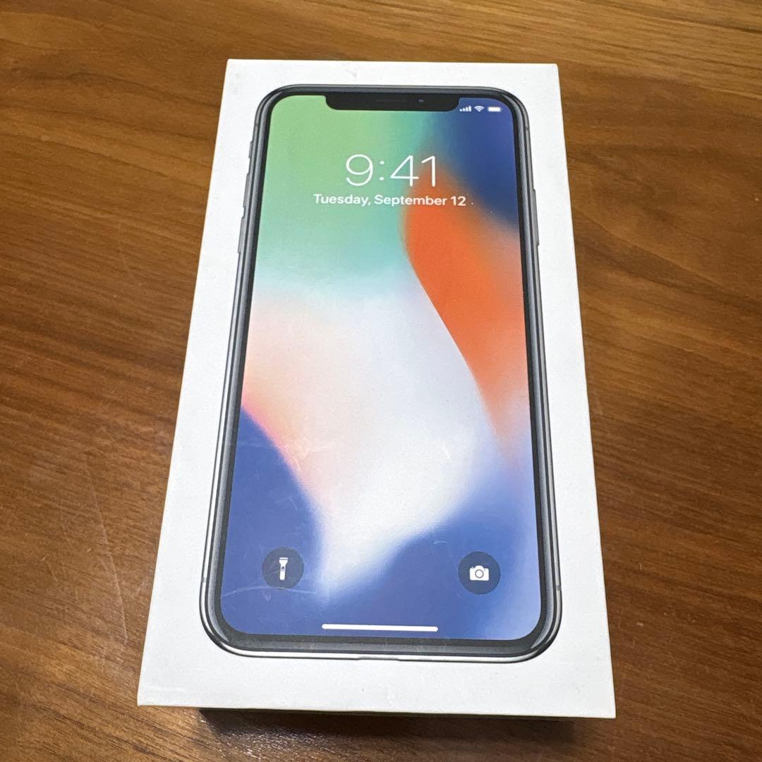 Apple iPhone X 256GB シルバー 本体