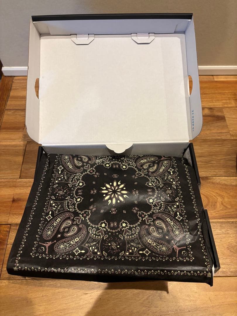 NIKEエアジョーダン1トラヴィススコットファントムブラック21cm