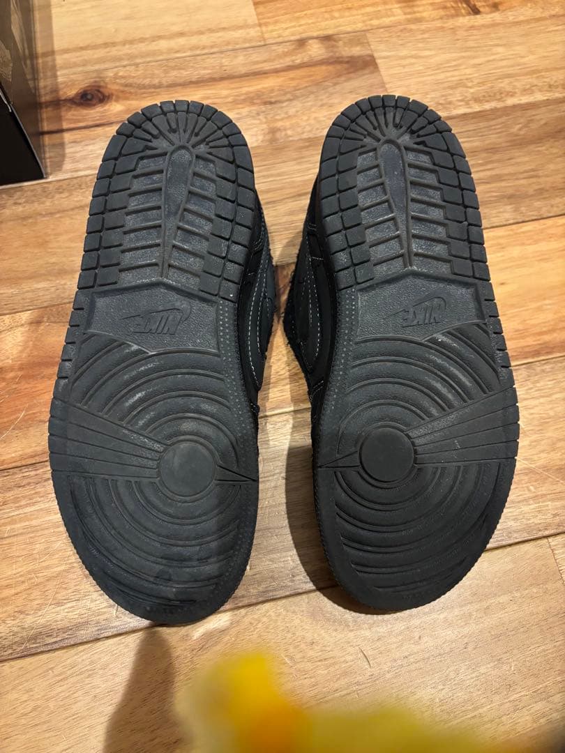 NIKEエアジョーダン1トラヴィススコットファントムブラック21cm