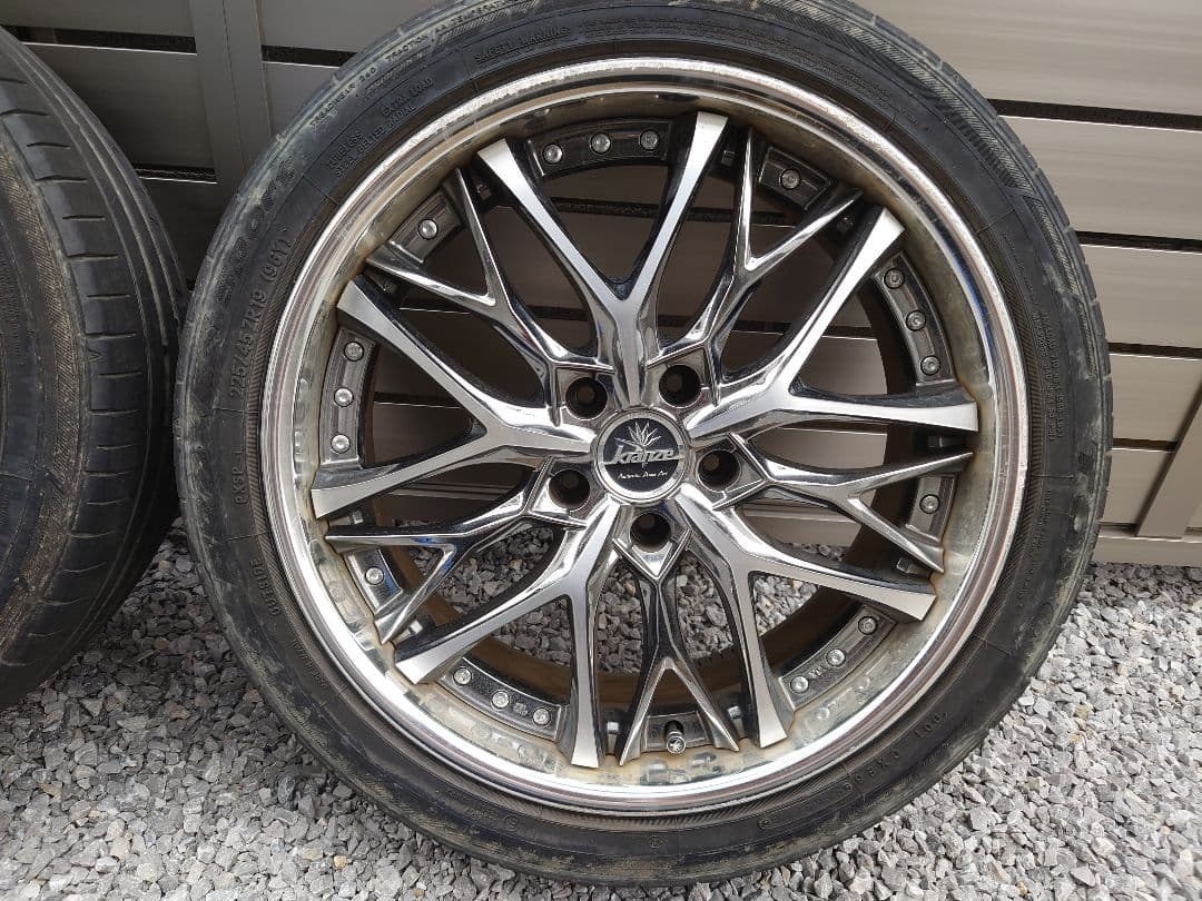 【FPAY31】ウェッズ　クレンツェ　ウィーバル　19インチ4本セット