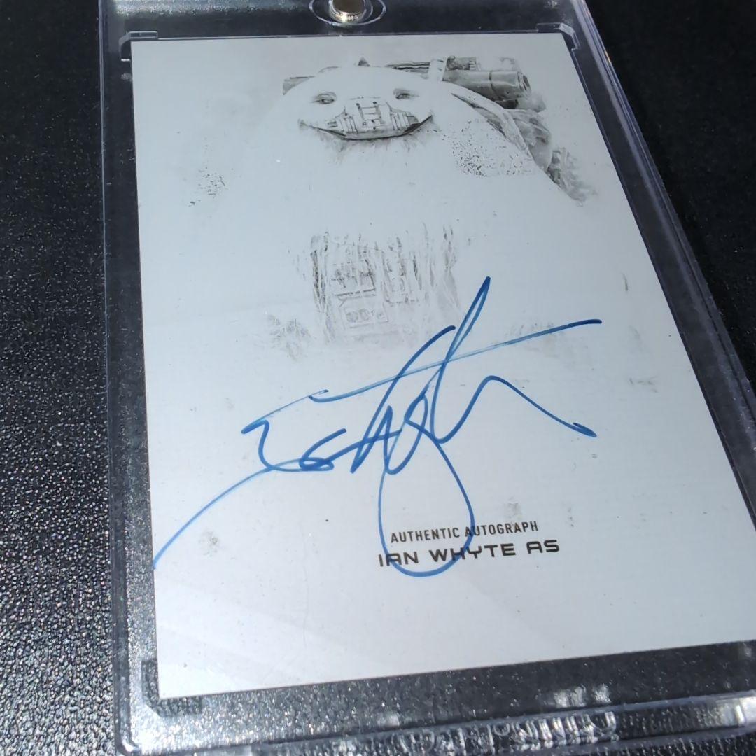 ★世界1枚限定★ スターウォーズtopps 1of1 直筆サイン