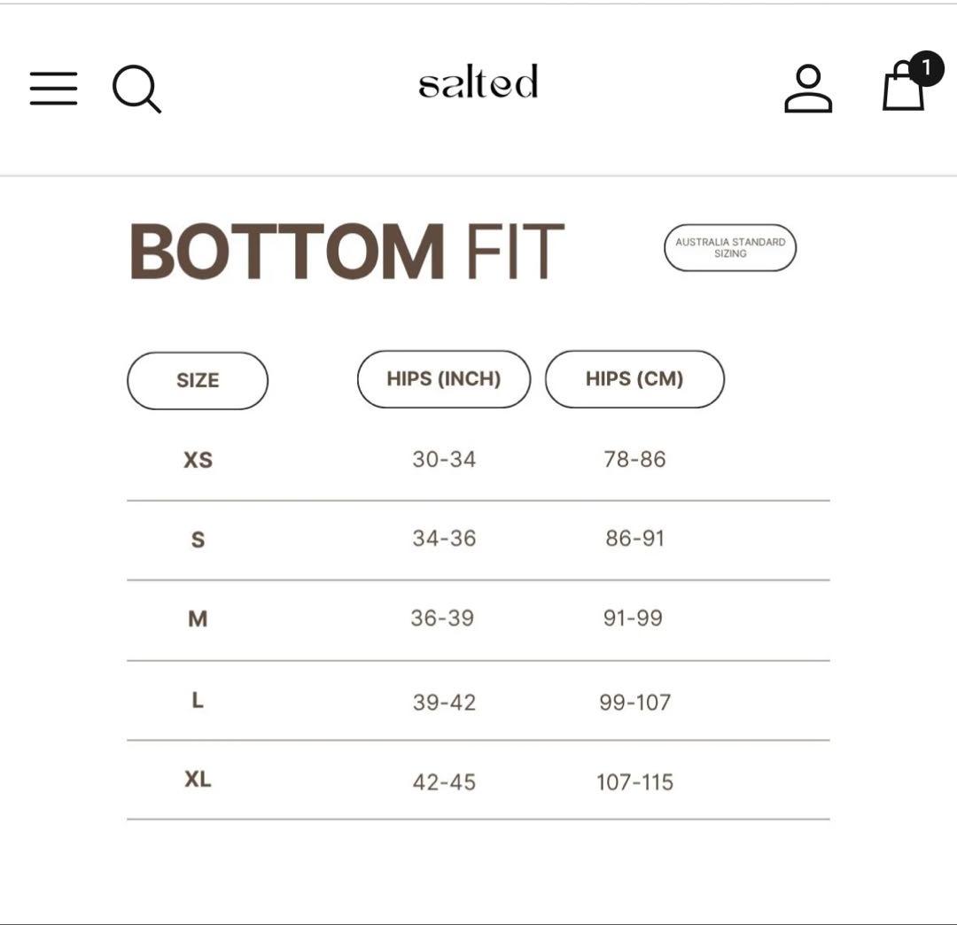 salted ワンピース　水着　大人水着　新品未使用