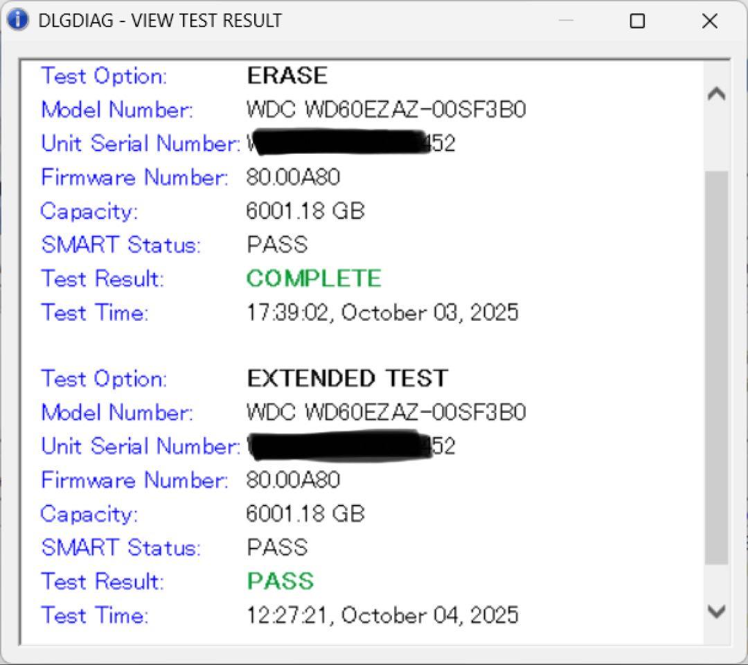 内蔵型ハードディスクドライブ WD Blue WD60EZAZ 3.5 HDD 6TB