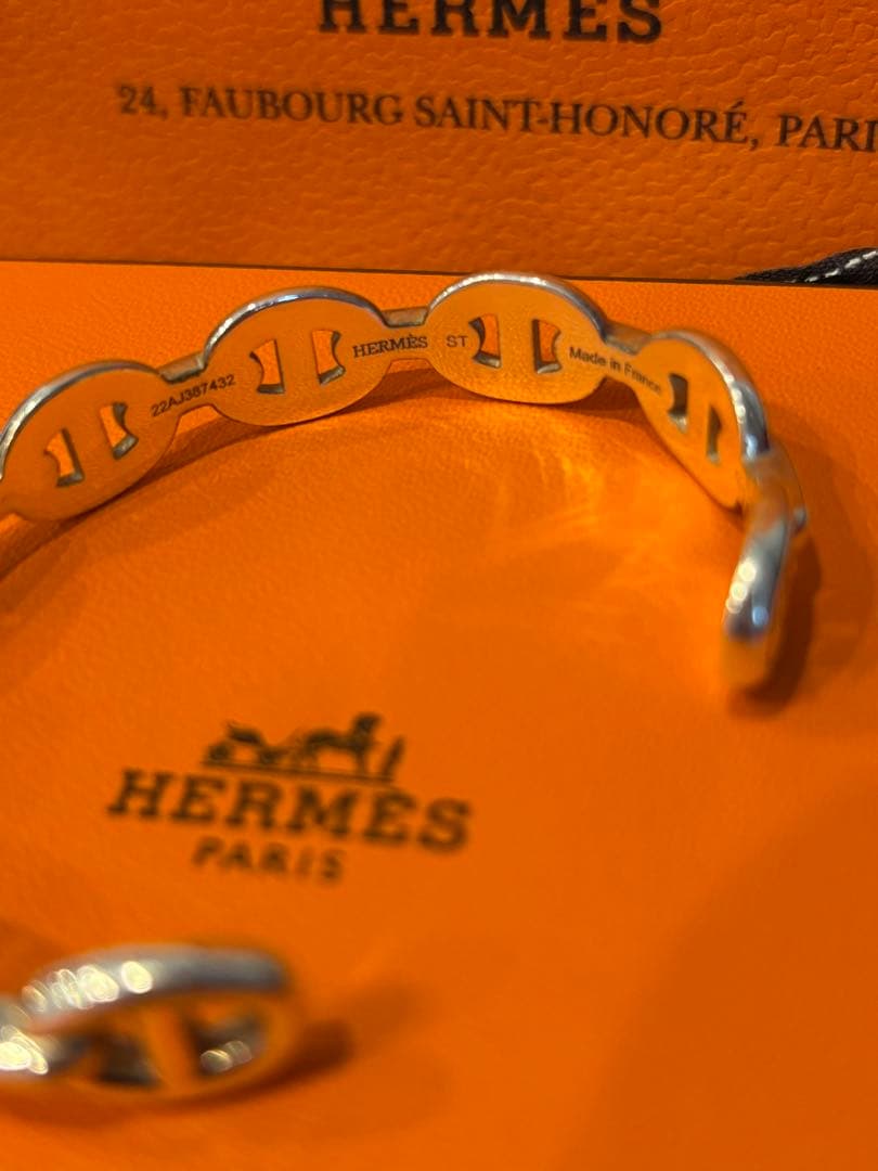 エルメス シェーヌダンクル　アンシェネ　ブレスレット　バングル