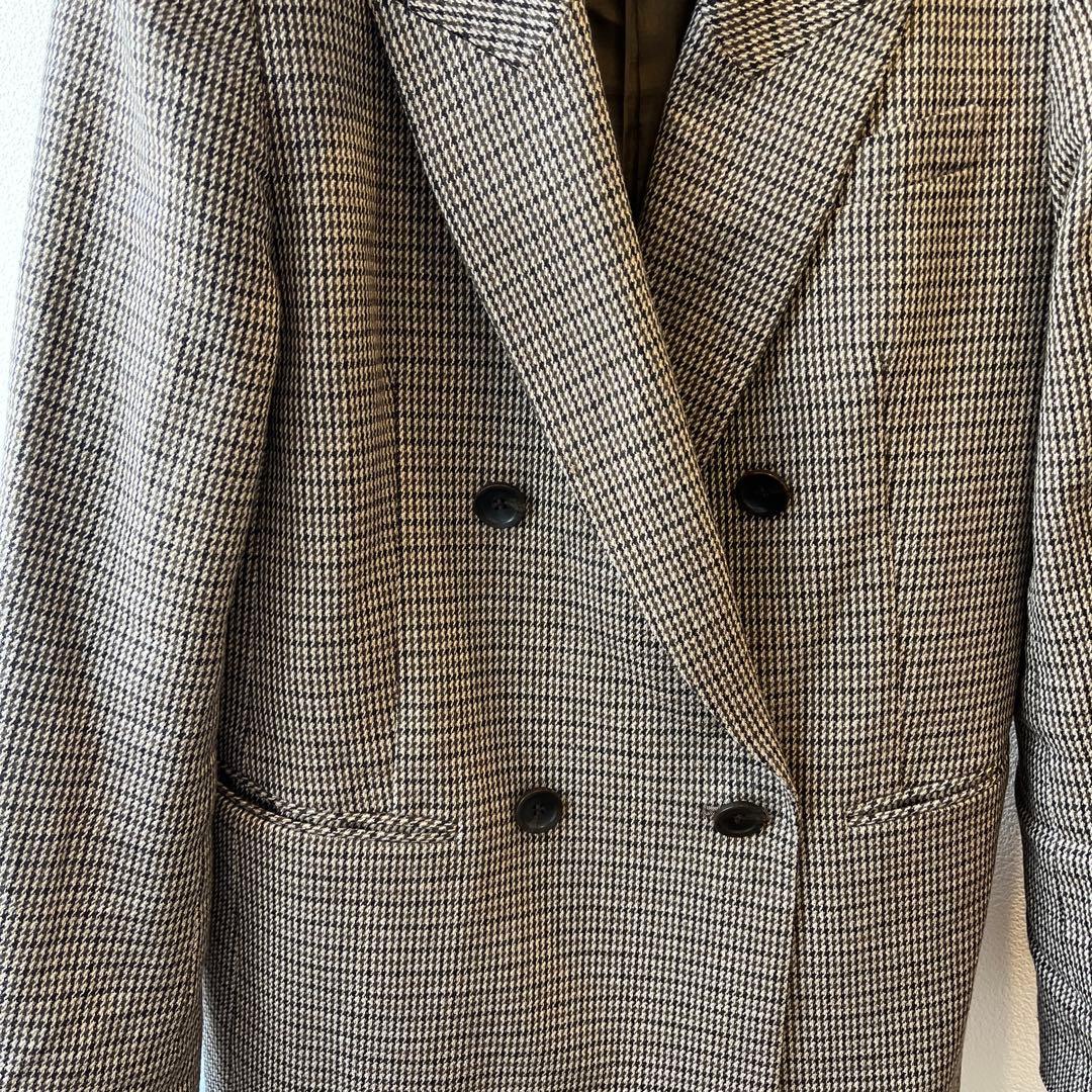 アルアバイル　チェックツイードジャケット　最終値下