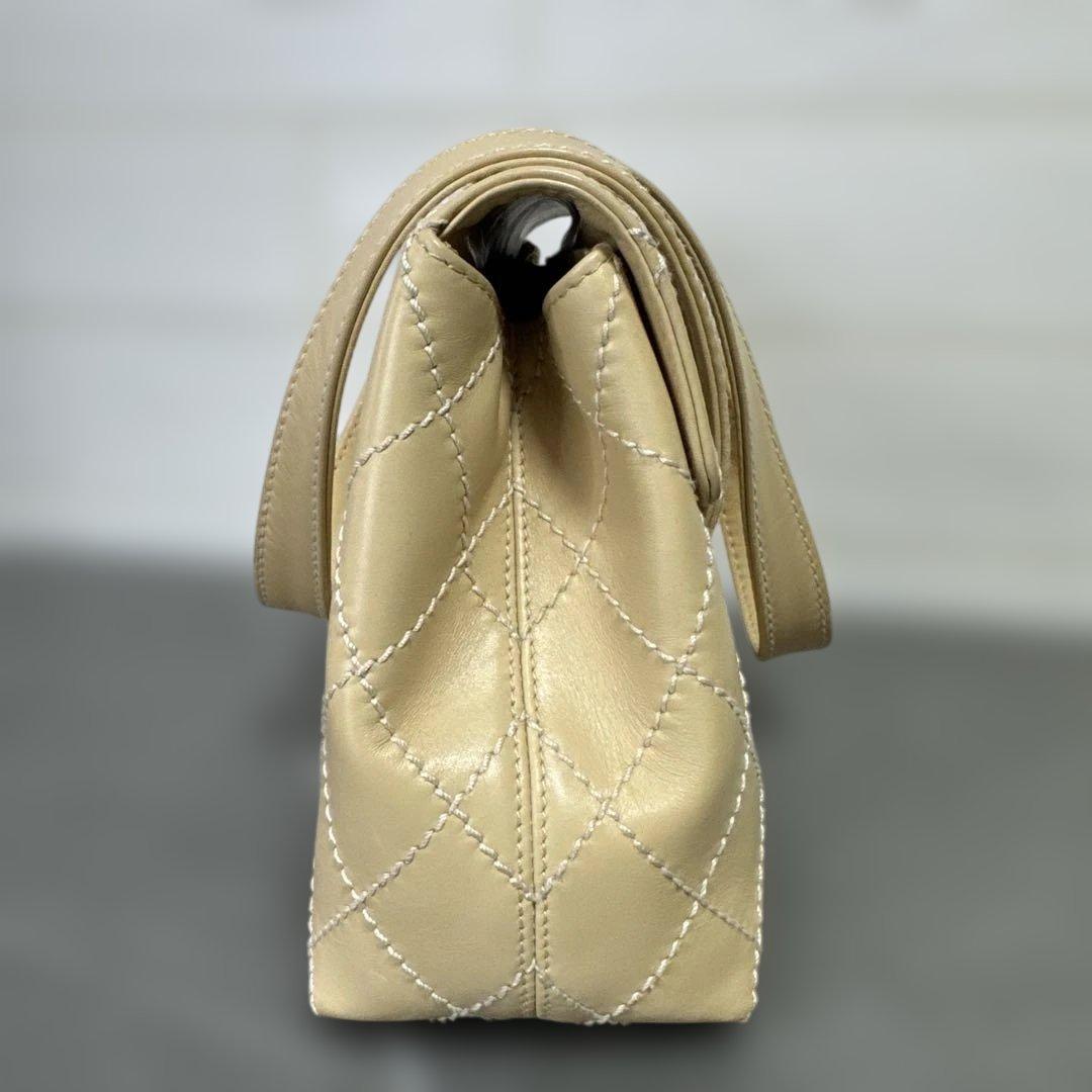 美品　CHANEL シャネル トートバッグ 7番台 ワイルドステッチ