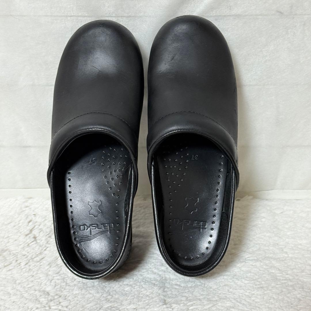 極美品✨DANSKO ダンスコ　プロフェッショナル　オイルドレザー　37 黒