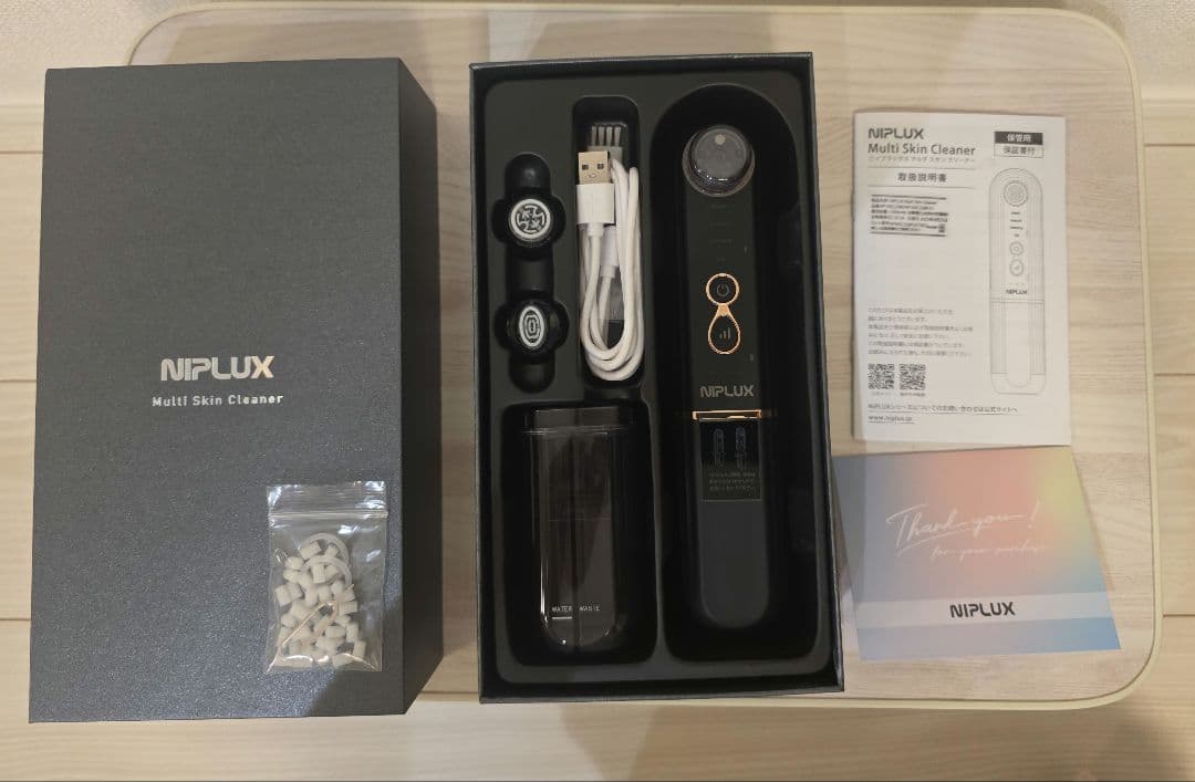 【ほぼ未使用】NIPLUX ニップラックス マルチスキンクリーナー 毛穴吸引器