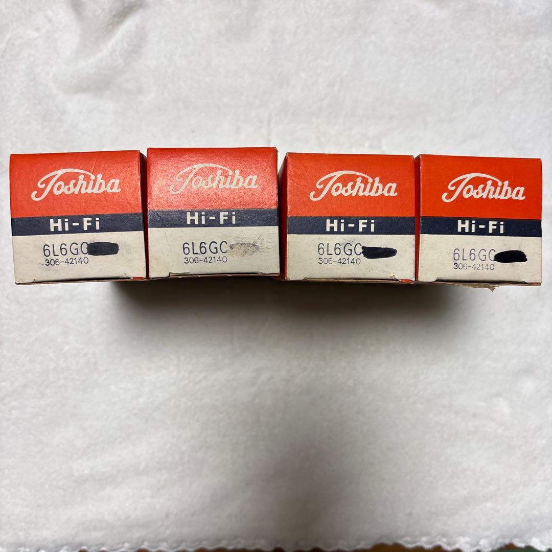 東芝 6L6GC 真空管 4本セット