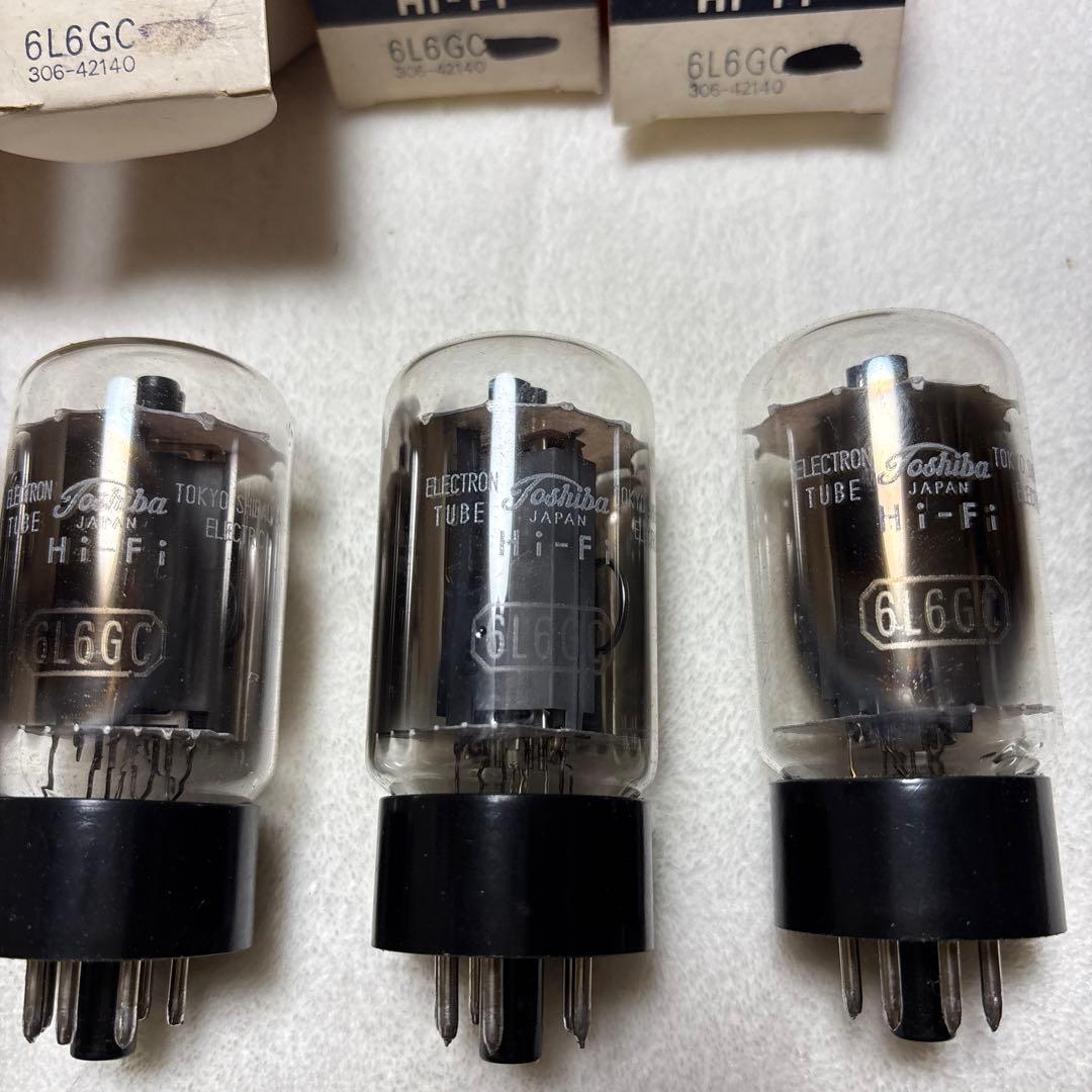 東芝 6L6GC 真空管 4本セット
