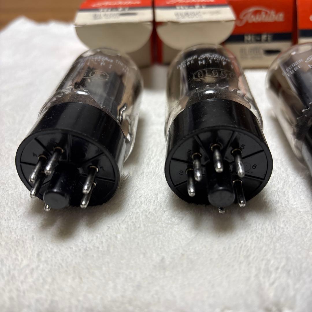 東芝 6L6GC 真空管 4本セット