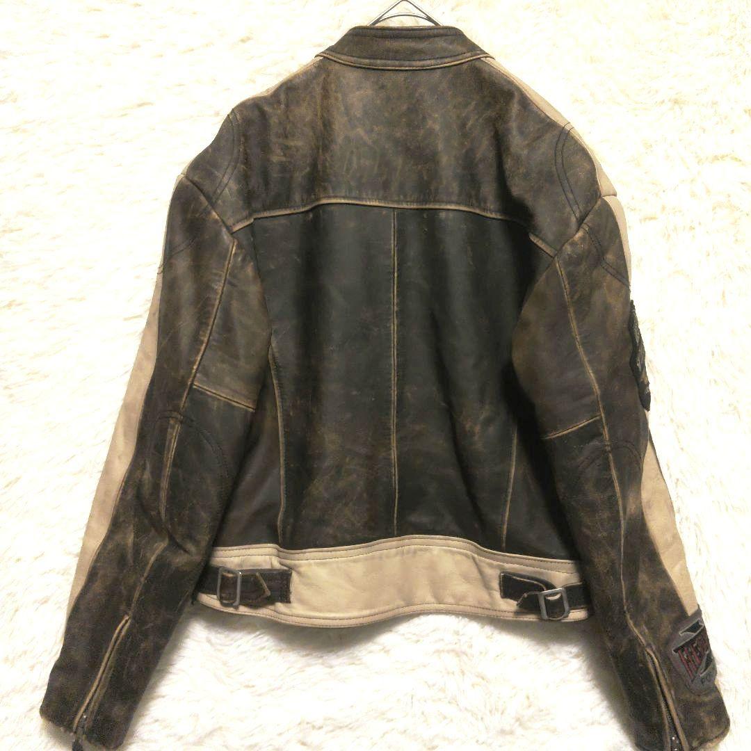 ドッグファイト DOG FIGHT レザージャケット バイカー ライダース　5