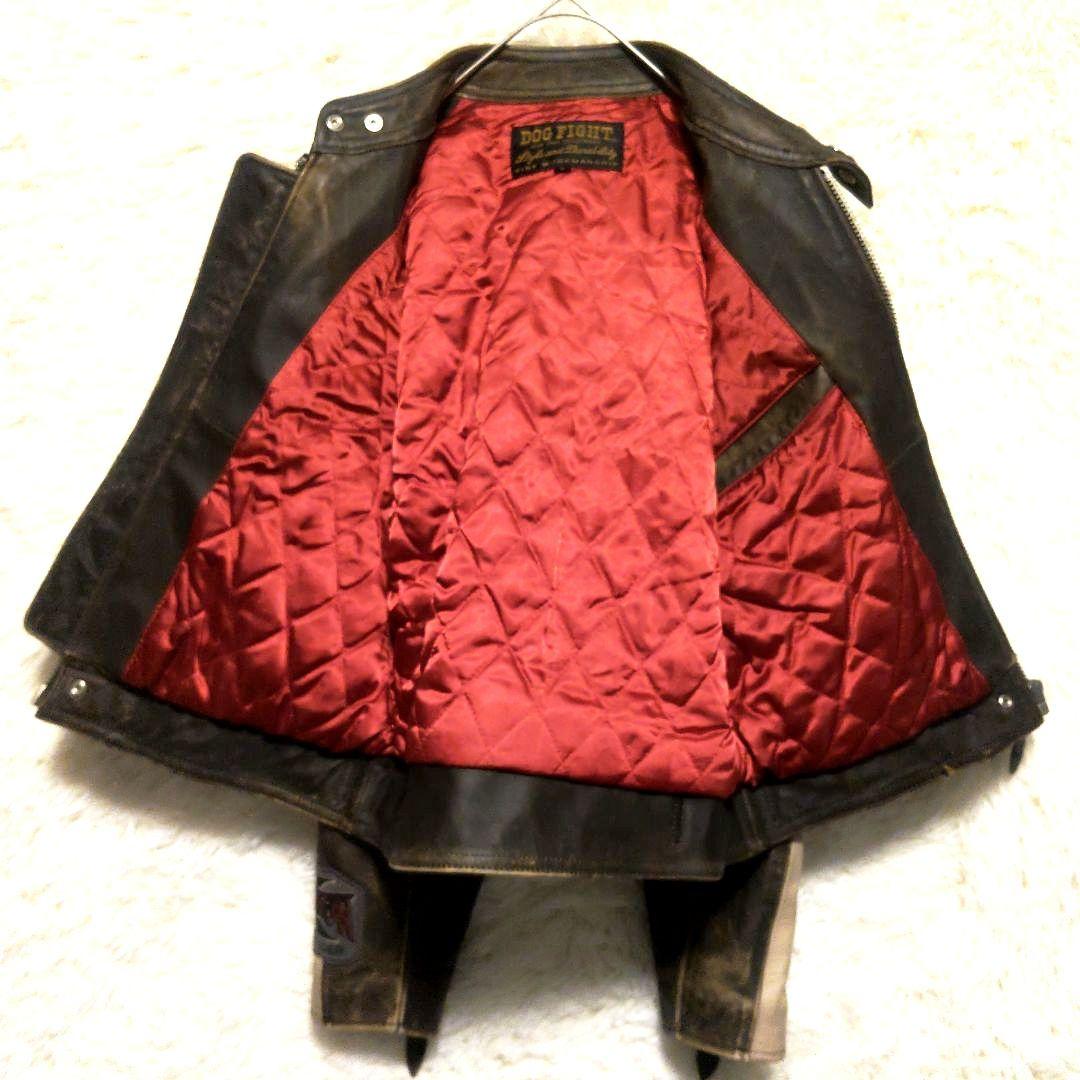 ドッグファイト DOG FIGHT レザージャケット バイカー ライダース　5