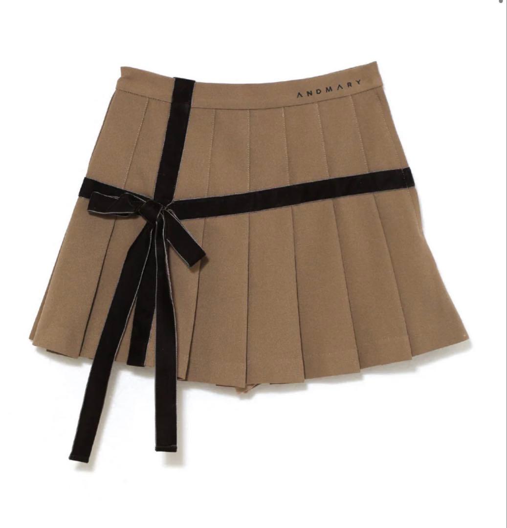スカート andmary Valentine ribbon mini skirt s
