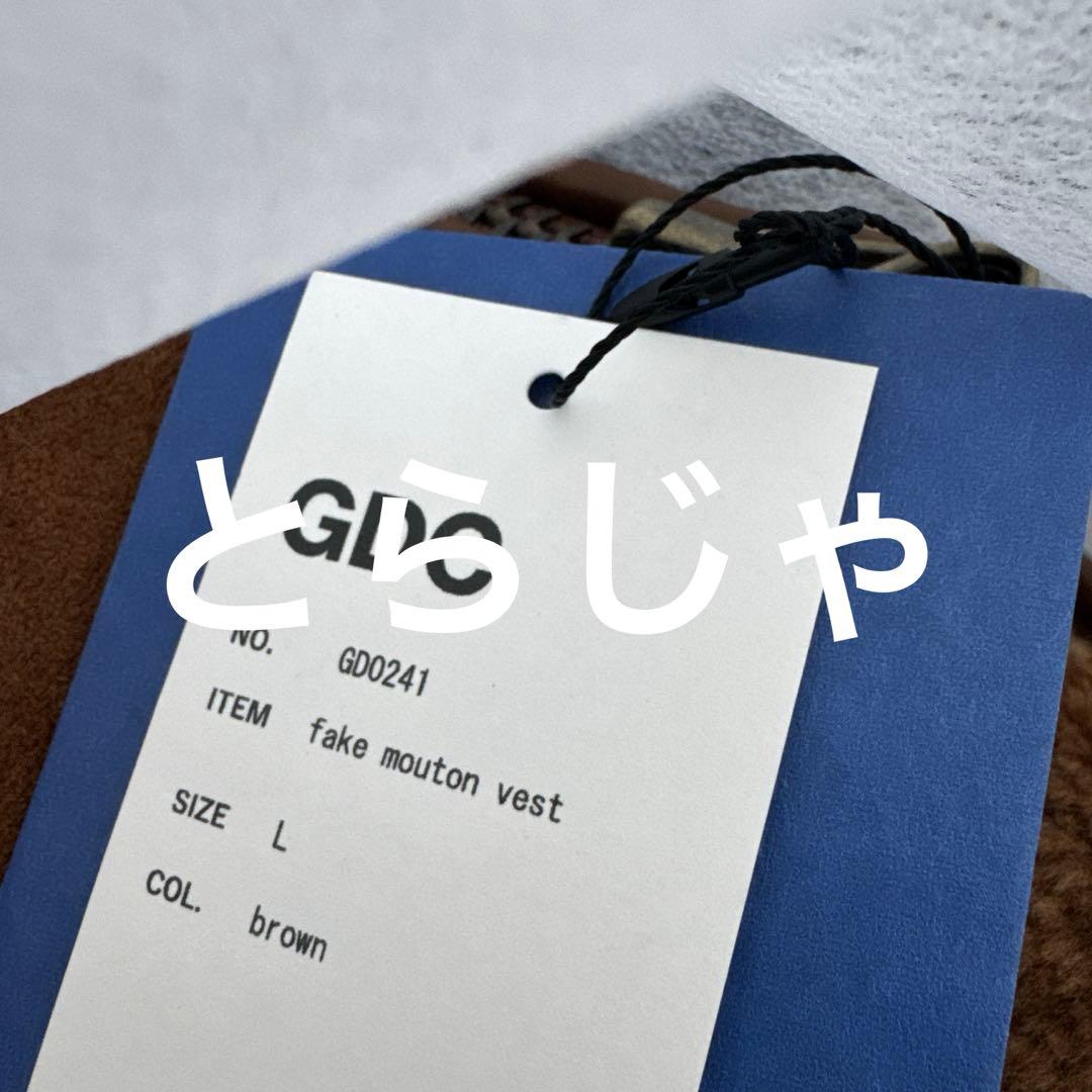 Lサイズ　GDC Vegan Mouton Vest キムタク着用