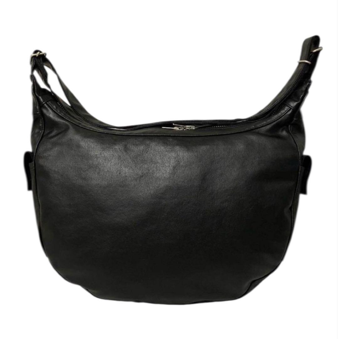 極美品✨ポーターフリースタイル ショルダーバッグ ハーフムーン ブラック L