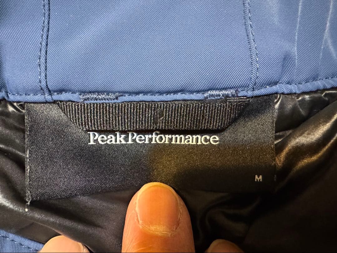 値下　美品　ピークパフォーマンス 綿入　ブルーシャドウＭ