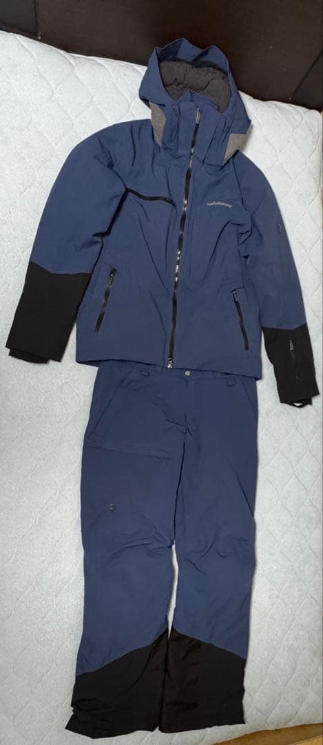 値下　美品　ピークパフォーマンス 綿入　ブルーシャドウＭ