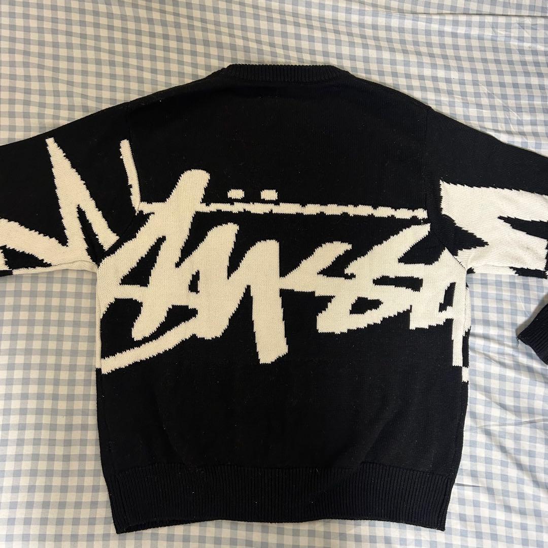 トップス stussy stock sweater black