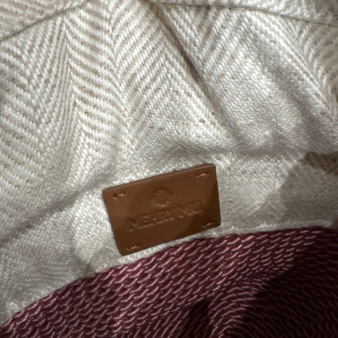 MEHRY MU ロープ編みハンドバッグ　ピンク