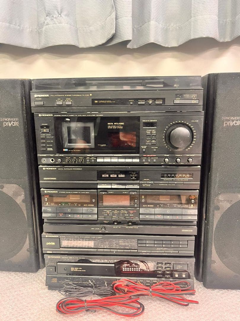 Pioneer ミニコンポ CDプレーヤー カセットデッキ 動作品