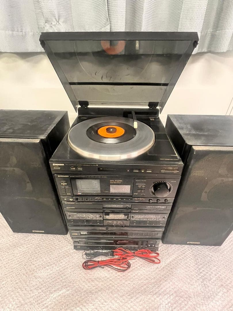Pioneer ミニコンポ CDプレーヤー カセットデッキ 動作品